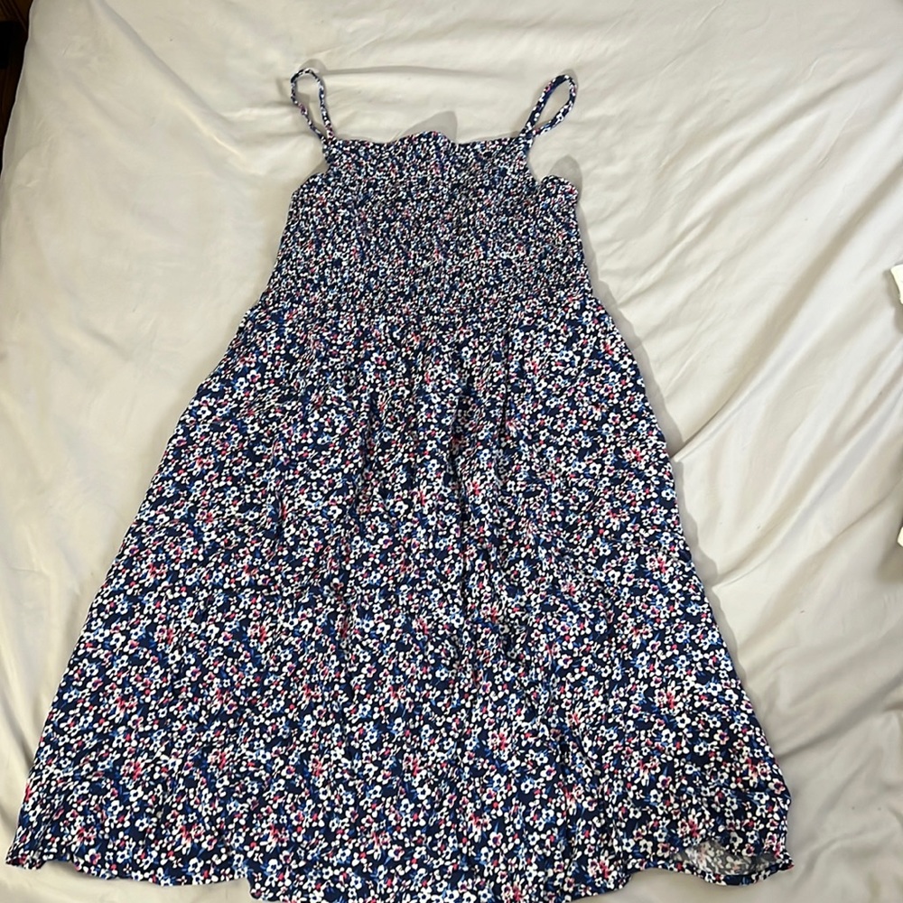 100% Rayon fabric flowy flower dress